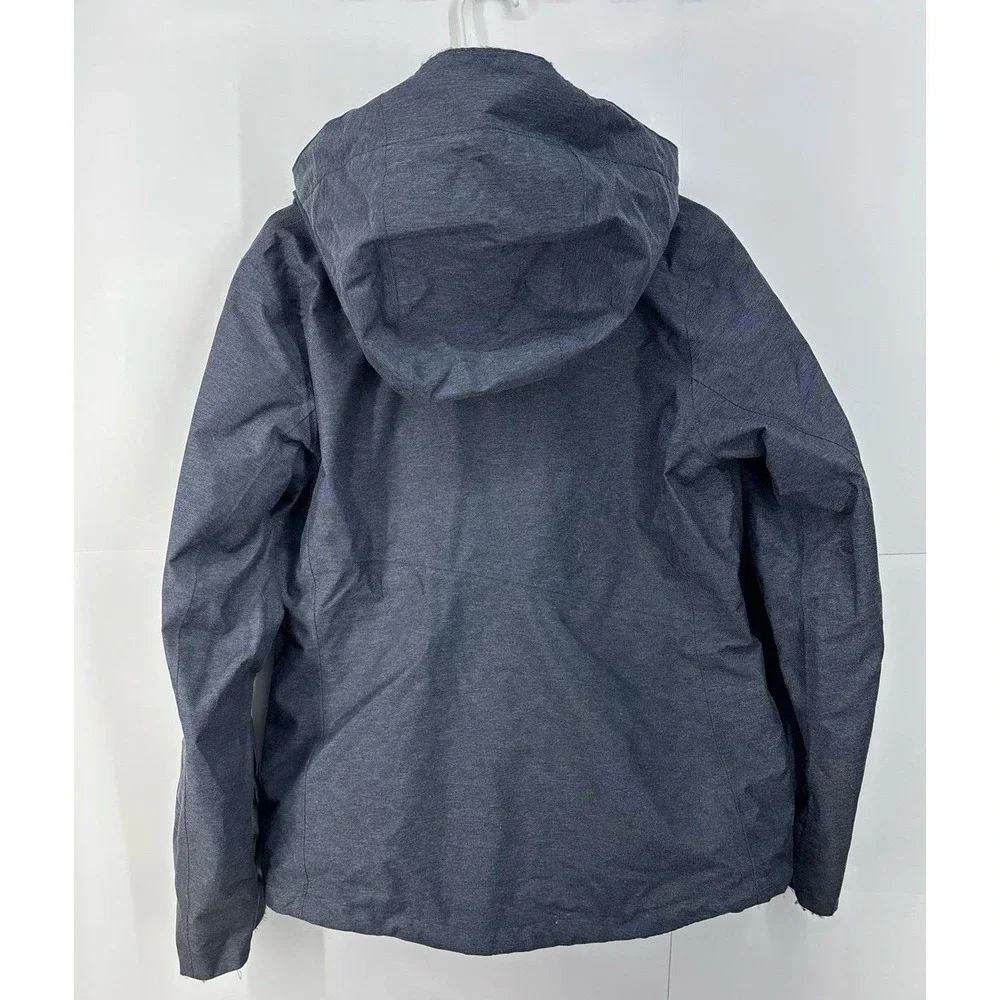 The North Face Helata Triclimate Blue/Gray Winter Jacket (women's large) - Picture 6 of 9